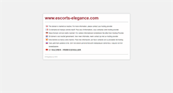 Desktop Screenshot of escorts-elegance.com